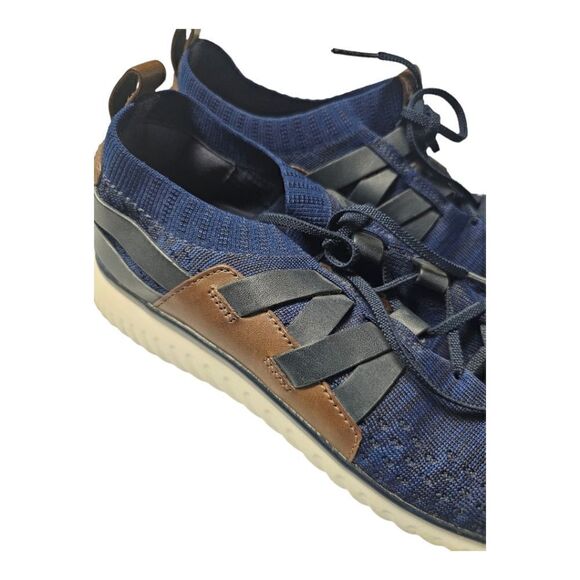 COLE HAAN Grand Motion Stitchlite Woven Sneaker Blue Black Brown - Size 11 - Picture 6 of 11